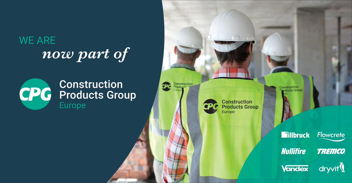 FlowcreteUK's tweet photo. Flowcrete is proud to be a brand of CPG!

We have joined forces with some of the #construction industry's leading brands to ensure our offering to you is stronger moving forwards.

Find out more here:

https://t.co/DlVH6ypS8S

#strongertogether #constructionnews https://t.co/rQbdqAYmuH