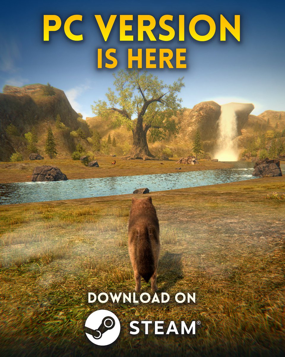 Your favorite Animal Simulator is officially released on steam! It’s time to join your fellow Wolves and join in on the hunt, are you ready to jump into the Hills and begin your journey as a Hunter today? We will be waiting for you in the Legend Mountains! bit.ly/3CDqEWL