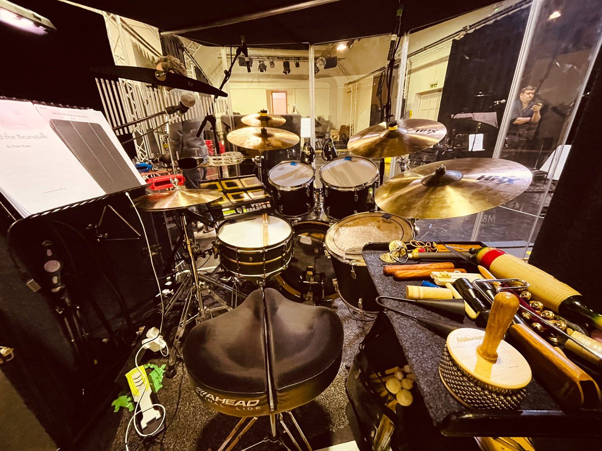 So. Many. Toys. 🥁
.
Some may say a GIANT amount of toys. (See what I did there) 
.
#jackandthebeanstalk <a href="/NewWolsey/">New Wolsey Theatre</a> 
.
<a href="/SABIAN_Cymbals/">SABIAN Cymbals</a> @sonor_drums <a href="/libertydrums/">libertydrums</a> <a href="/YamahaDrums/">Yamaha Drums</a> <a href="/AheadDrumSticks/">Ahead Drumsticks</a> <a href="/vicfirth/">Vic Firth</a> <a href="/LPPercussion/">Latin Percussion</a> <a href="/meinlpercussion/">Meinl Percussion</a>