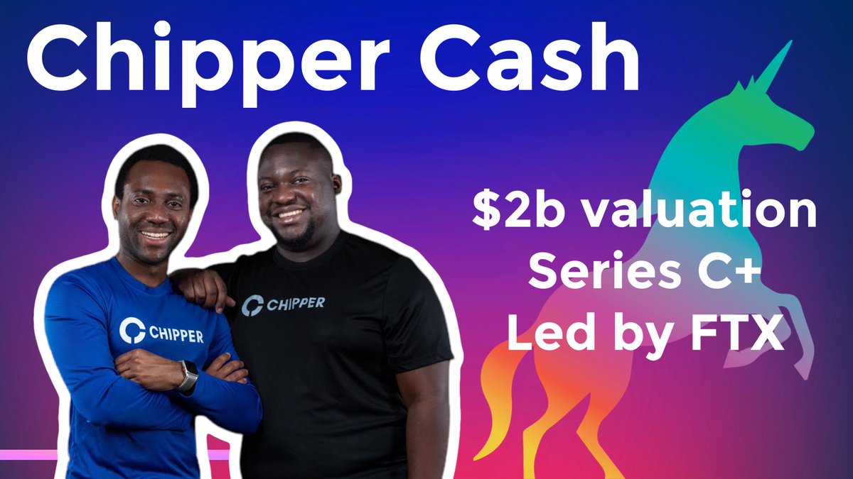 Announcing we have a new 🦄 unicorn to welcome at TEN13. @chippercashapp has announced they have raised US$150m at a US$2b valuation led by crypto exchange @ftx_app. Just 6 months after @go1com entered the 🦄 club. Read more about it on @TechCrunch now.ten13.vc/ChipperUnicorn