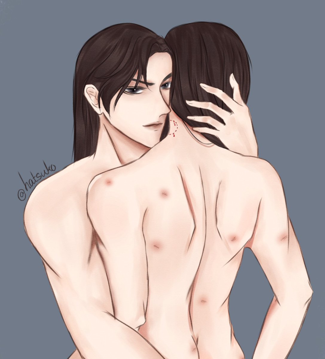 Hatsukoart's tweet photo. Day 2- Marking 
 #filthyshizunweek2021 #ranwan 
#nsfw #2ha #二哈和他的白猫师尊 https://t.co/D6QaSzjrKr