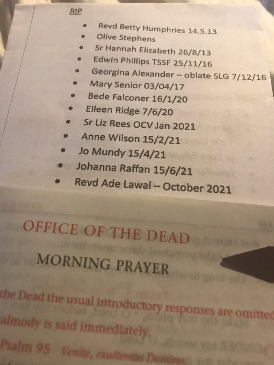 deafhannah's tweet photo. Praying the “Office of the Dead” for SCL members who have died this All Souls’ Day. And still loving the fact that #DivineWorshipDailyOffice #DWDO has *everything* https://t.co/ErNbb1Xquo