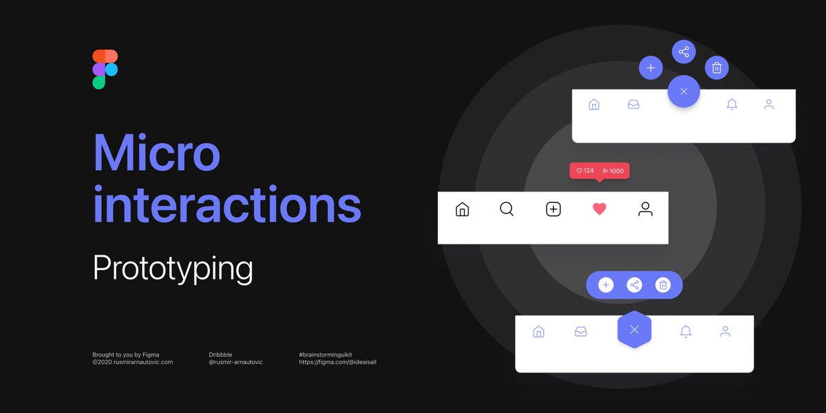 ideaisall's tweet image. Micro-interactions are everyday events in digital products that can be a great way to enhance the overall experience for your users.⁣⁣⁣

I just published a new version with interactive components. @figmadesign @fof_bosnia #interactivecomponents

figma.com/community/file…