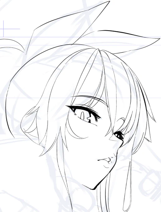 wip(`、3_ヽ)_好みの顔にはなってきた 