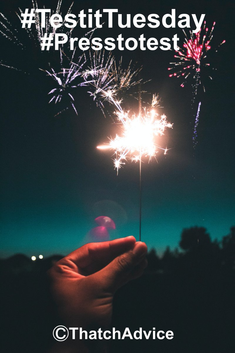 #ThatchAdvice. #TestitTuesday - Our weekly reminder - Please be careful with bonfire night around the corner. 
Test your Smoke &amp; CO Alarms. Spread the word, keep working together, be sensible &amp; stay safe! <a href="/CornwallFRS/">Cornwall Fire and Rescue Service</a> <a href="/DerbyshireFRS/">Derbyshire Fire & Rescue Service</a> <a href="/DWFireRescue/">Dorset & Wiltshire Fire and Rescue Service</a> <a href="/EastSussexFRS/">East Sussex FRS</a> <a href="/ECFRS/">Essex Fire Service</a>