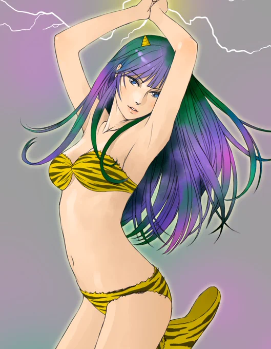 #いい鬼の日 
鬼っ娘(5年前の絵) 