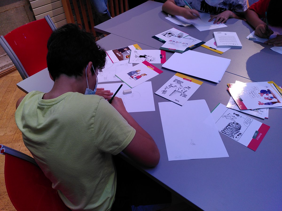 Merci à <a href="/CartooningPeace/">Cartooning for Peace</a>, <a href="/VMakerz/">VilletteMakerz</a> et <a href="/tataneoff/">Tatane</a> pour ce projet #camatchauzenith avec "Paris Sport Vacances + Culture" et la ville de <a href="/Paris/">Paris</a>. De beaux échanges autour de la liberté d’expression et du rôle du dessin de presse. RDV le mercredi 25 mai 2022 au <a href="/Zenith_Paris/">Zénith Paris - La Villette</a> !