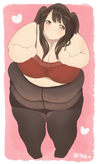 「今日はいいタイツの日らしいから・・・
 ふとってるけど・・・」 