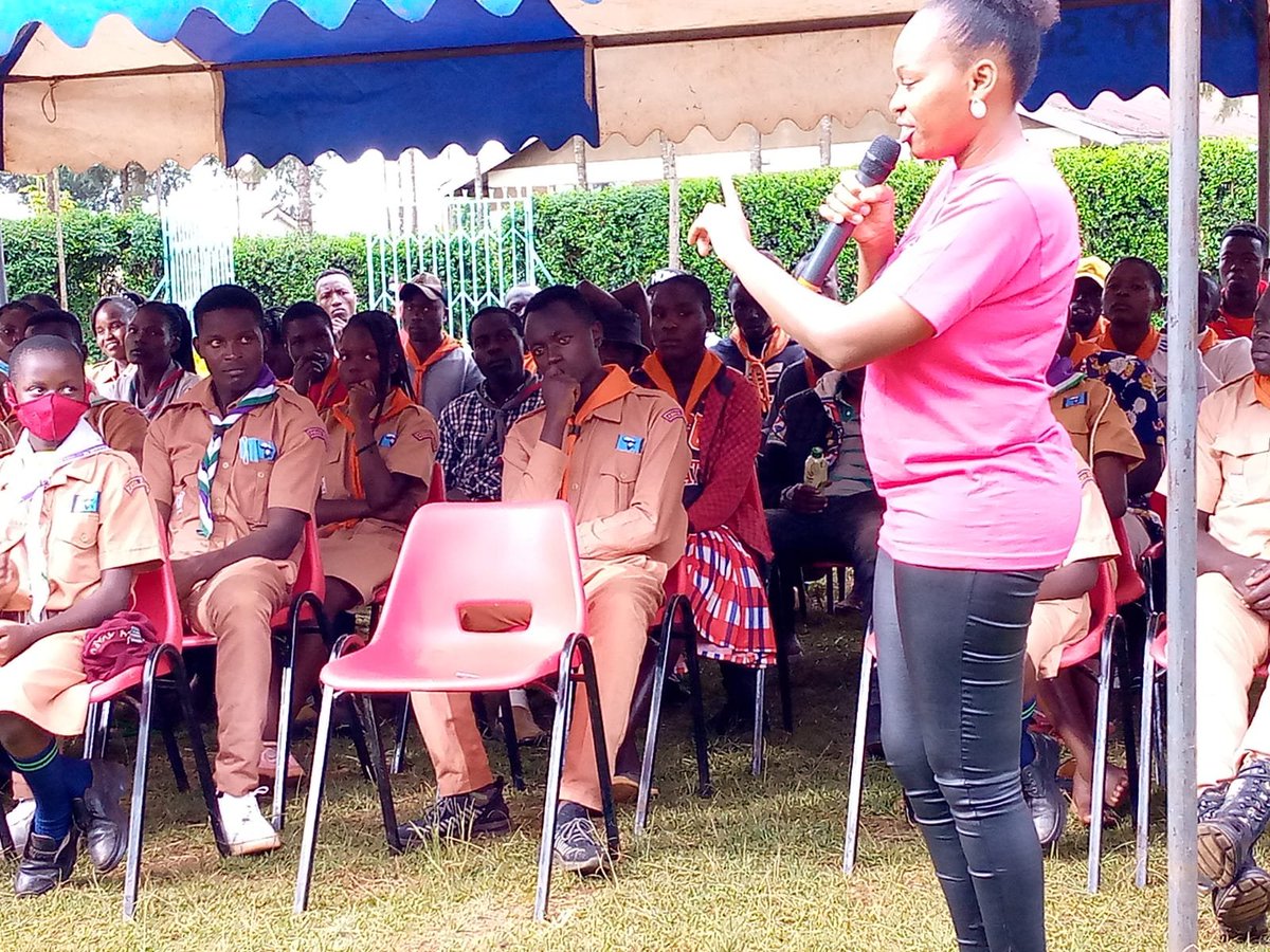 StanleeMaina's tweet photo. And when it comes to Good Health And Wellbeing,the youth become the center of interest. Thanks to @PaulineKagiri and the Trans Nzoia Scouts for the great youth session. Bravoo  @worldscouting   @Pauline.Kagiri #messengersofpeace #Scouts4Sdgs #GoodHealthAndWellbeing #EndGBV https://t.co/reaBcrENBO