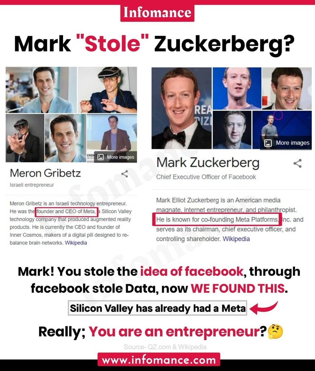 ChenchuBabu13's tweet photo. Meta for k, Mark again stealing like 2004?
- @elonmusk
#wearemeta https://t.co/sWBF6E5Hga