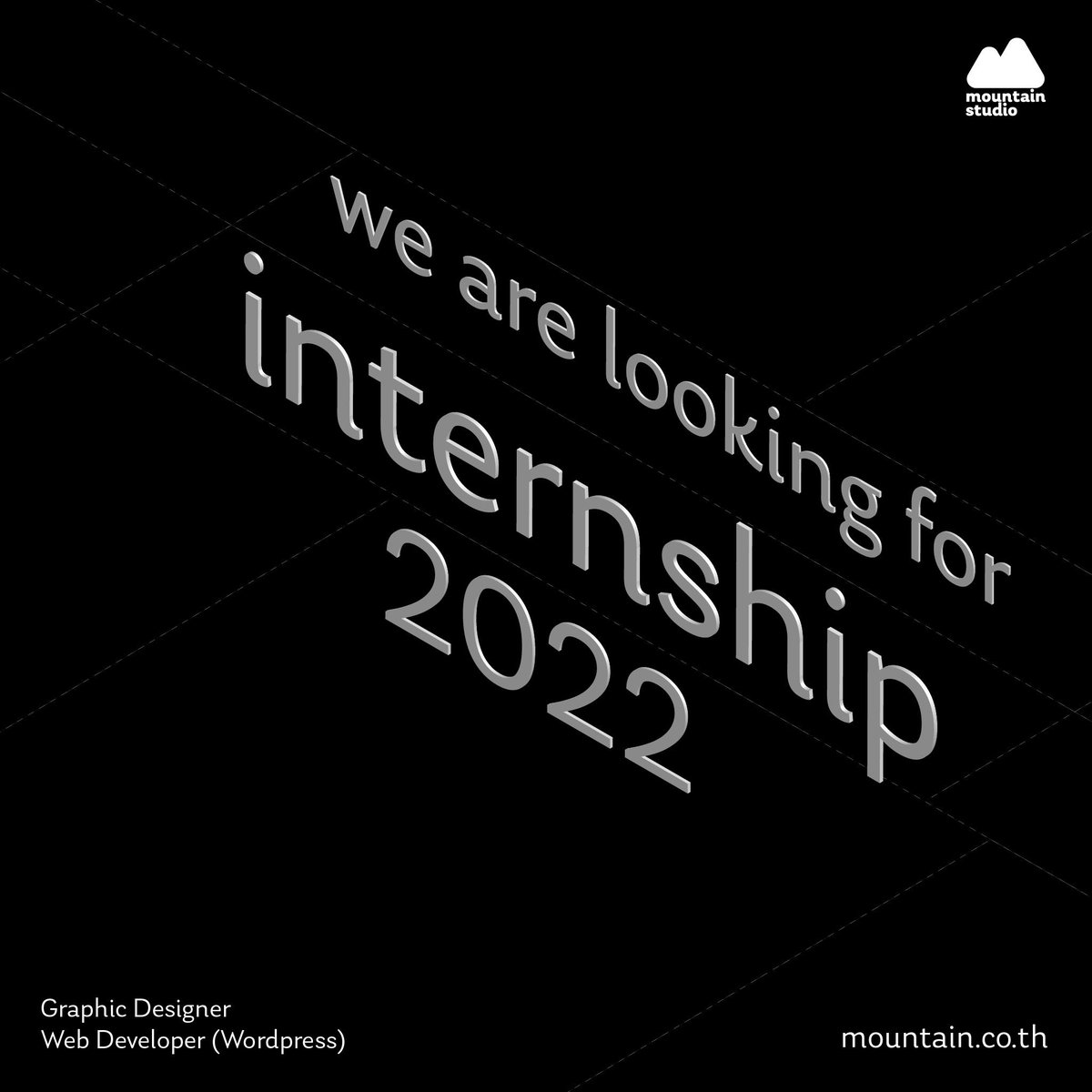 mountaincoth's tweet photo. รับสมัครนักศึกษาฝึกงานประจำปี 2022 #internship #cooperative #intern #webdesigner #graphicdesigner #mountainstudio #webdesign #website #wordpress #webdevelopment #รับทำเว็บไซต์ #เมาเทนสตูดิโอ line id @mountainwork.co https://t.co/9iua9pDRNU