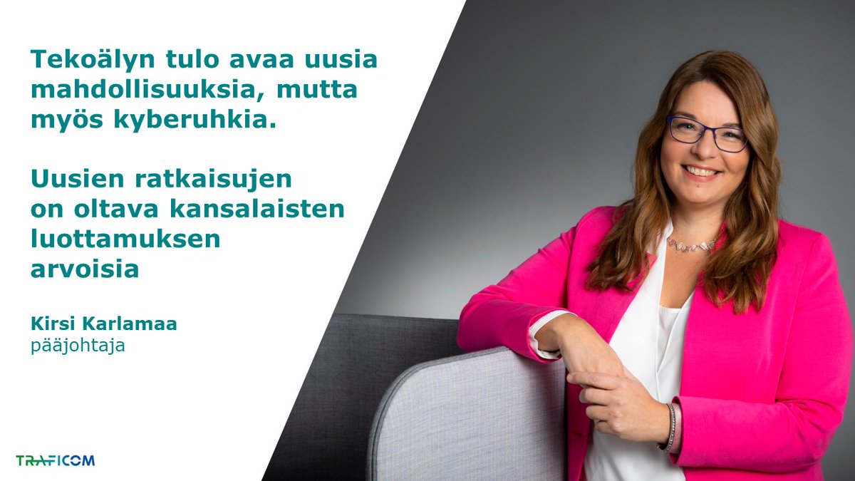 TraficomFinland's tweet photo. Meidän tulee varmistaa tietoturva ja käyttäjien luottamus tulevaisuuden tekoälyratkaisuhin. Monille asia on uusi. Tutustu Traficomin Kyberturvallisuuskeskuksen selvitykseen tekoälyn kyberturvallisuudesta https://t.co/JV2TlULGGw

#tekoäly #AI #kyberturvallisuus #tietoturva https://t.co/7VnkuJ58Dv