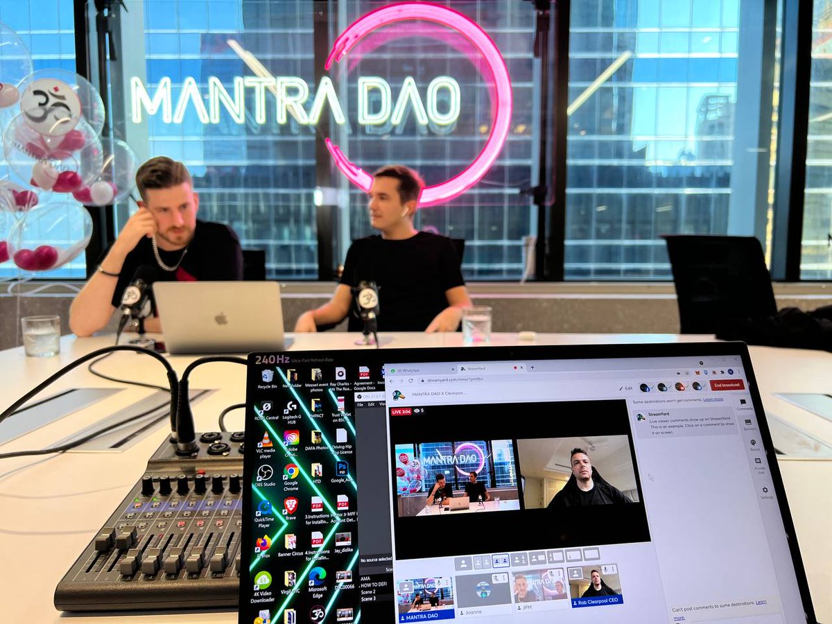 ClearpoolFin's tweet photo. 🚨Clearpool x MANTRA DAO #AMA Live Now

❓Tune in and bring your questions...

💥Live Now👉 https://t.co/30Xj4R7iJ6

$CPOOL #Cearpool https://t.co/yTHgfEYBOm