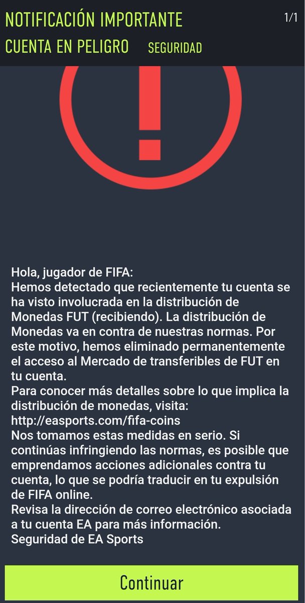 MendyFC's tweet photo. Baneado por hacer el Método Diógenes, un tradeo que llevo haciendo desde 2017 sin problema alguno. Me banean el mercado, así de una, por supuestamente distribuir monedas. Esta visto que no se puede tradear para que gastes miles de euros en fifa points.

Difusión, por favor. 🙄 https://t.co/RMvtA4HVil