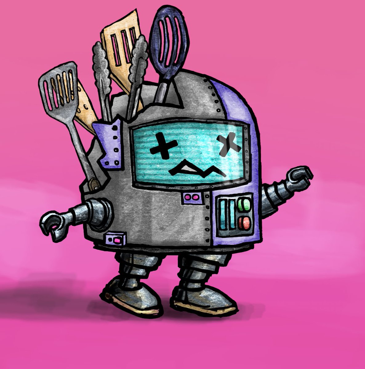 James (@mayorkazzy) on Twitter photo Hello Humans 👋
I’m Robot1061 one of the 6000 failed A.I experiment dumped on earth for 1 sol by <a href="/BrokenRobotNFT/">Broken Robot Burger Bar</a>, me and my friends works at a burger-bar secretly hatching a plan to dominate the #SolanaNFT space, Be ready we are gonna take over. <a href="/NFTupdate/">NFT Update</a> Hello Humans 👋
I’m Robot1061 one of the 6000 failed A.I experiment dumped on earth for 1 sol by <a href="/BrokenRobotNFT/">Broken Robot Burger Bar</a>, me and my friends works at a burger-bar secretly hatching a plan to dominate the #SolanaNFT space, Be ready we are gonna take over. <a href="/NFTupdate/">NFT Update</a>