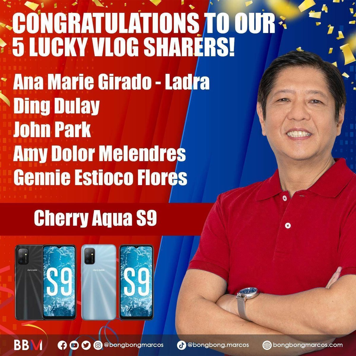 bongbongmarcos's tweet photo. Congratulations at maraming salamat sa pagshe-share ng ating vlog at malaking tulong ito upang ikalat ang ating mensahe sa ating mga kababayan.

Buwan-buwan na po natin ito gagawin! Kaya’t huwag kalimutang mag-like, SHARE at subscribe! https://t.co/9P8PkBx7RO