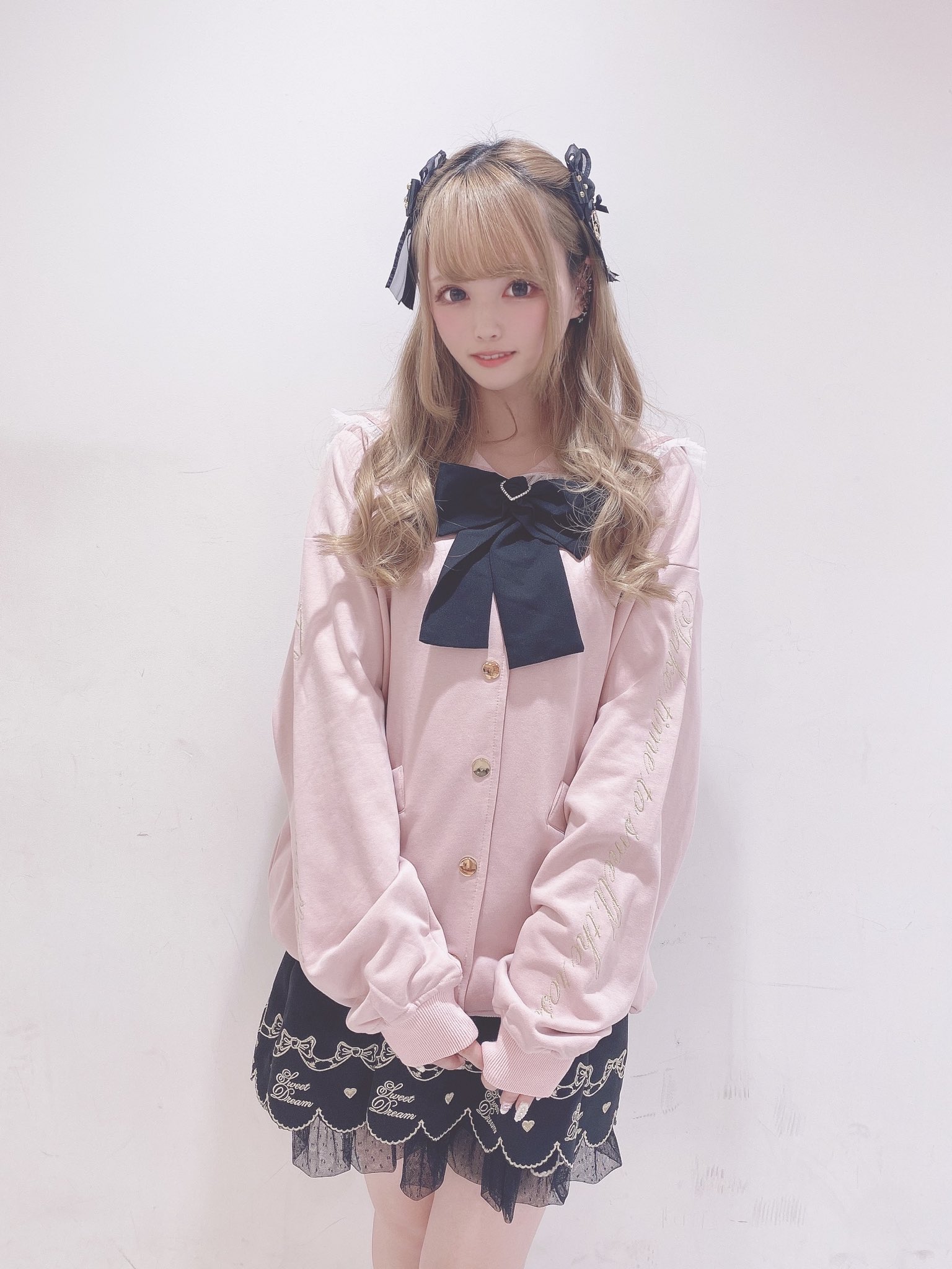 LIZLISA メッセージセーラーブルゾン ピンク-