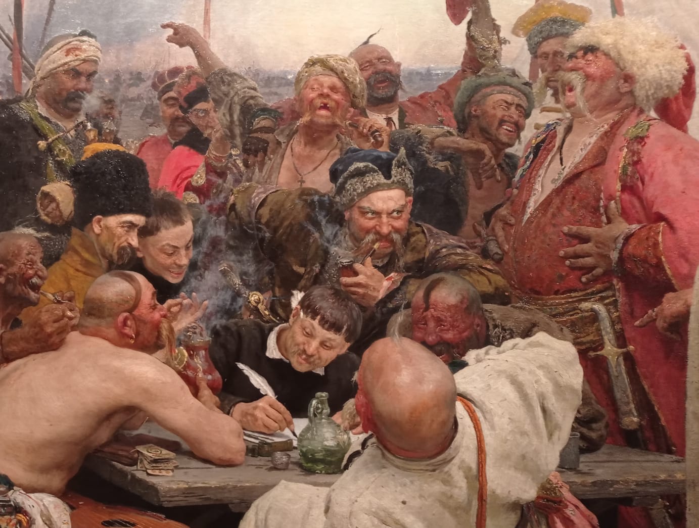 Репин запорожцы картина