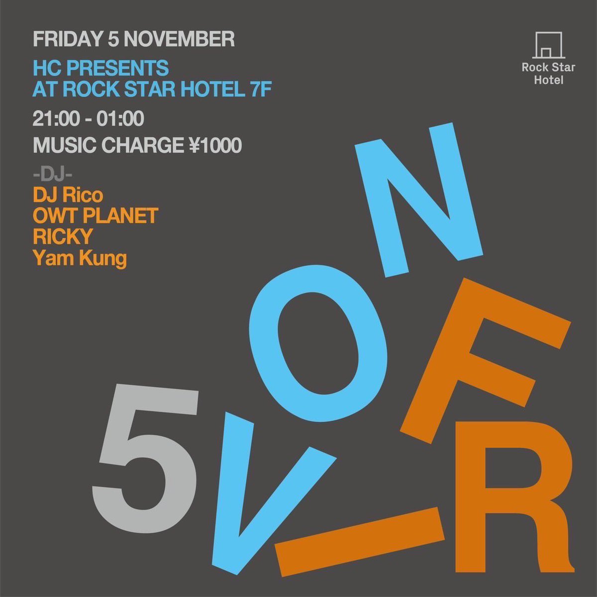 rkchn_ricky's tweet photo. 11/5(Fri) at Rock Star Hotel 🎸🌟💋

@hc___666 Presents⚡️⚡️⚡️

21:00-01:00 ✔︎✔︎✔︎

#rockstarhotel https://t.co/jJdTGjBdWj