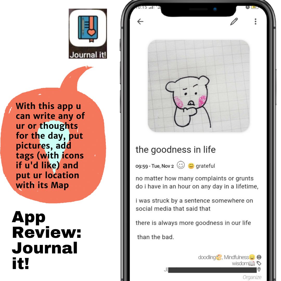 Sherlyg91's tweet photo. #AppReview: #Journalit!
sync it w/ email
A scroll-view diary
Tracker -Financial, Health etc
Habit w/ calendar,
Reminder,
Categories
I'm using free ver.
#wouldyoushare ur go-to #journaling #app? =D
#diaryapp #journalapp #journalingapp #journal #digitaljournal #diary #appstore https://t.co/iloAncyeOo