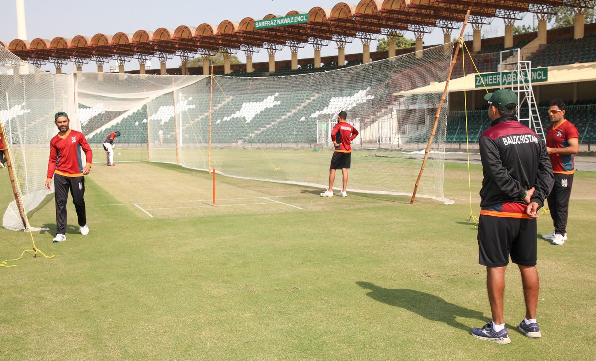 TheRealPCB's tweet photo. #BALvCP holds training sessions ahead of their 3rd round #QeAT fixture, which begins at GSL on Wednesday.

Other matches:
#NORvSINDH - Multan Cricket Stadium
#KPvSP - Iqbal Stadium, Faisalabad

3rd round preview - https://t.co/ZOr1Fe579c
📺: https://t.co/QwDbMCJFYp https://t.co/EsZy9xlzvj