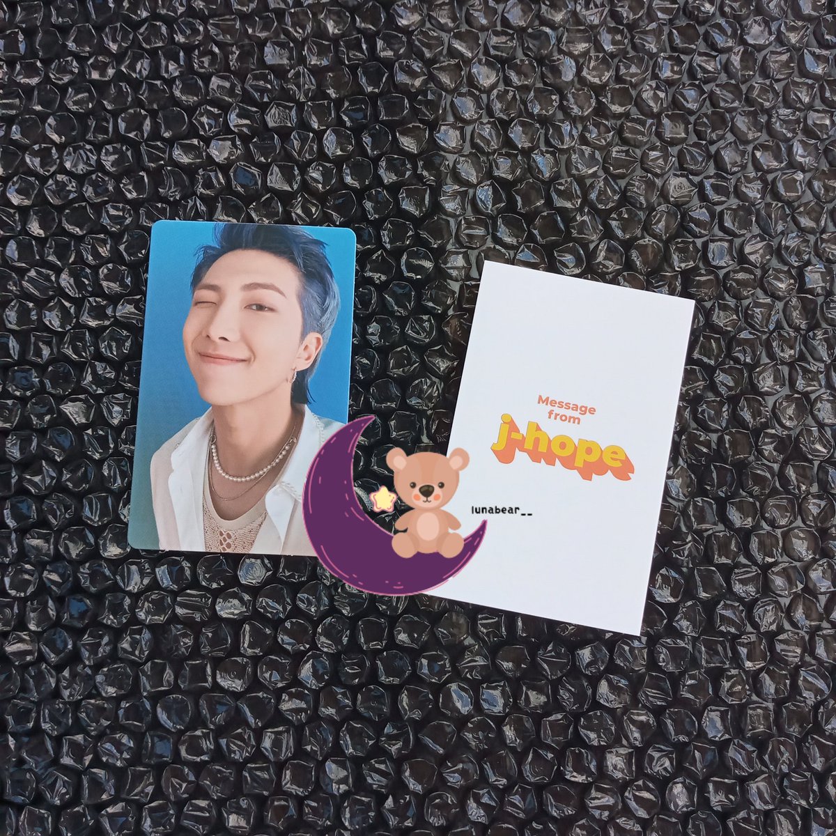 lunabear__'s tweet photo. • ° ˖  #lunabearsells 🧸❕◡̈  ｡ﾟ･ ♡

RM cream with Jhope MC

Php450 sold as set
ꔛ Payo: 420 

✓ on-hand and ready to ship
✓ mint condition
✓ dm for pics or vids for sure buyer

🏷️ wtb lfs bts butter rm jin suga jhope jimin v jk namjoon hobi photocard message card album https://t.co/MmWdcc8nnD
