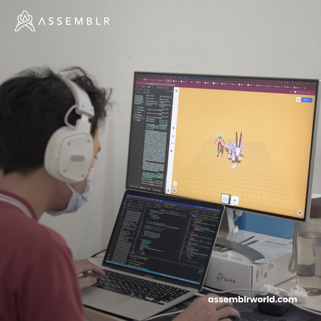 assemblrworld's tweet photo. Something interesting is in the making… 👀 Can you guess what’s coming? Comment your guess below! 👇 
#assemblrworld #AR #AugmentedReality https://t.co/l5QL2Vt0Fu