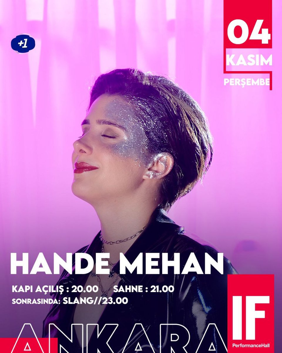 "Hande Mehan Konseri" Ankara'da! <a href="/IFPerformance/">IF PERFORMANCE HALL</a> desteğiyle RT'leyen 2 üniversiteliye çift kişilik bilet hediye! Detaylar: bit.ly/3bwUujs