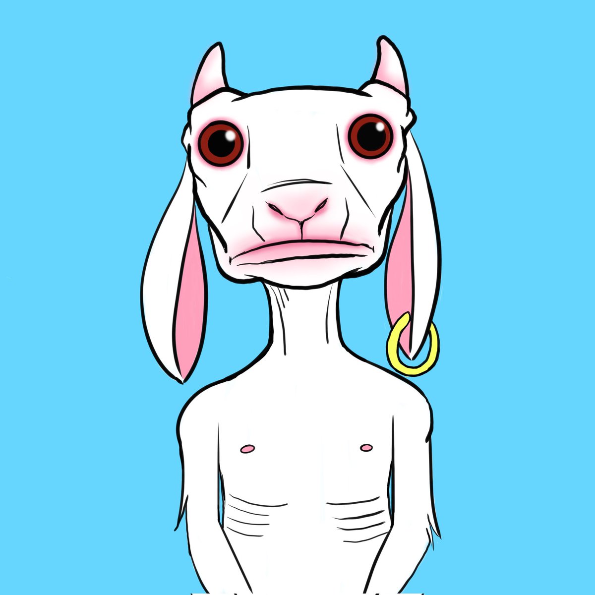 CABUTSEMATAMATA's tweet photo. @aegean2356 Goat In Blue 
for sale now on opensea for 1eth.
check it in my profile down below
https://t.co/XjH6e9LFYv https://t.co/1wr8v76D9k
