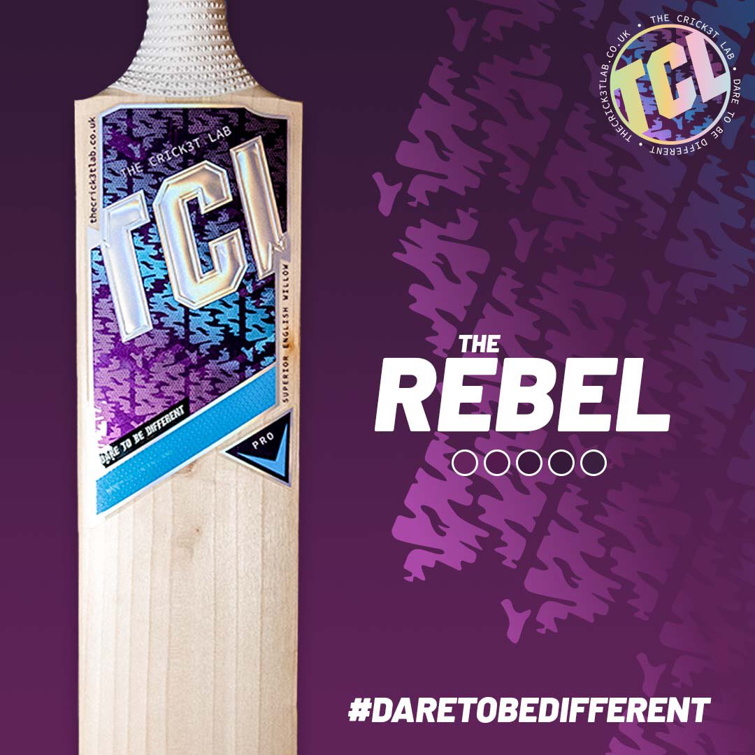 Crick3tLab's tweet photo. Introducing the REBEL 🏏

For the player who doesn’t play by the rules! 👊🏽

DM to order yours now!📱

‘Dare to be Different’

•
•
•

#thecrick3tlab #cricket #cricketlovers #cricketbats #handmade #newrange #daretobedifferent https://t.co/ItgH5vVF38