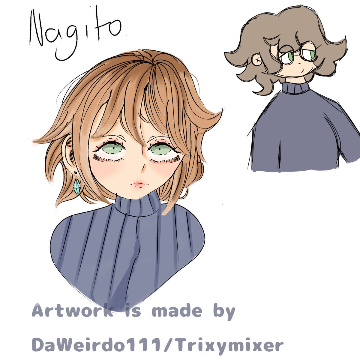 Daweirdo1111's tweet photo. Recreated @Forklet1 oc and uh also changed some colors please dont copy/trace this ty!! #art #OC #redraw https://t.co/KTyrtfRpHp