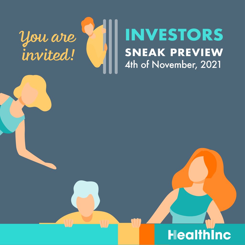HealthInc Accelerator Program: Investors Sneak Preview
This week our startups will have a chance to be on a private stage to test their pitches and propositions in front of investors and receive valuable feedback. Would you like to be there next time?
Send us a message now!