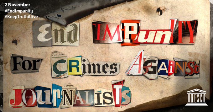 MRA_Nigeria's tweet photo. Do you know journalists face a lot of risks in the course of their work, including the risk of being killed? Join us here today, from 12noon as we mark the International Day to End Impunity for crimes Against Journalists, to discuss the safety of journalists #EndImpunityNG https://t.co/IStlOIo1nt
