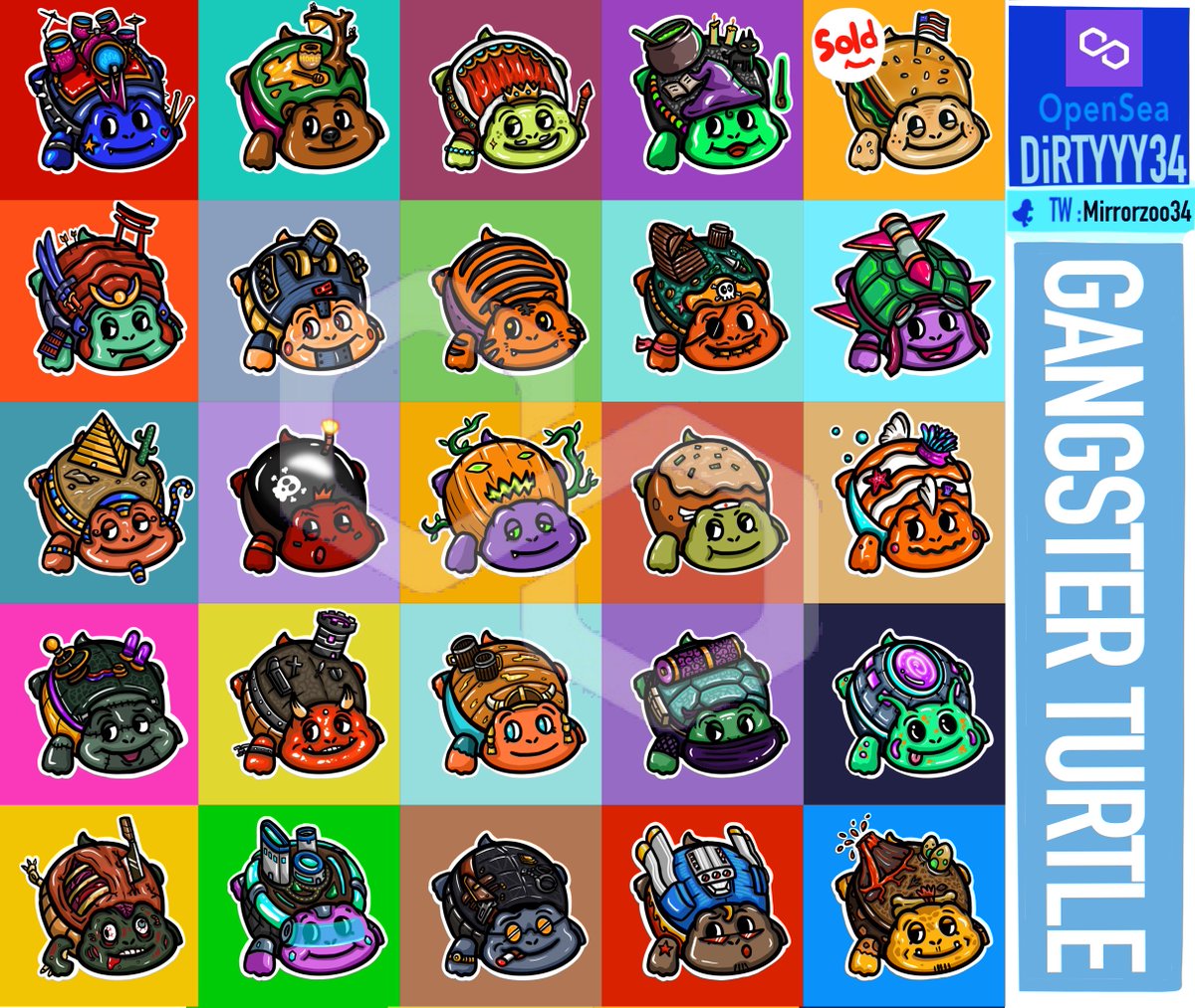 Knock Knock ✊✊ 
Who’s in the Shell 🐢

We’re “Gangster turtle”🐢🐢🐢🐢🐢🐢

💜💜opensea.io/collection/gan…

(Polygon)

#NFTTHAILAND #NFTs #NFTCommunity #nftcollector #NFTdrop #NFTcollectibles #NFTshill #NFTJapan #opensea