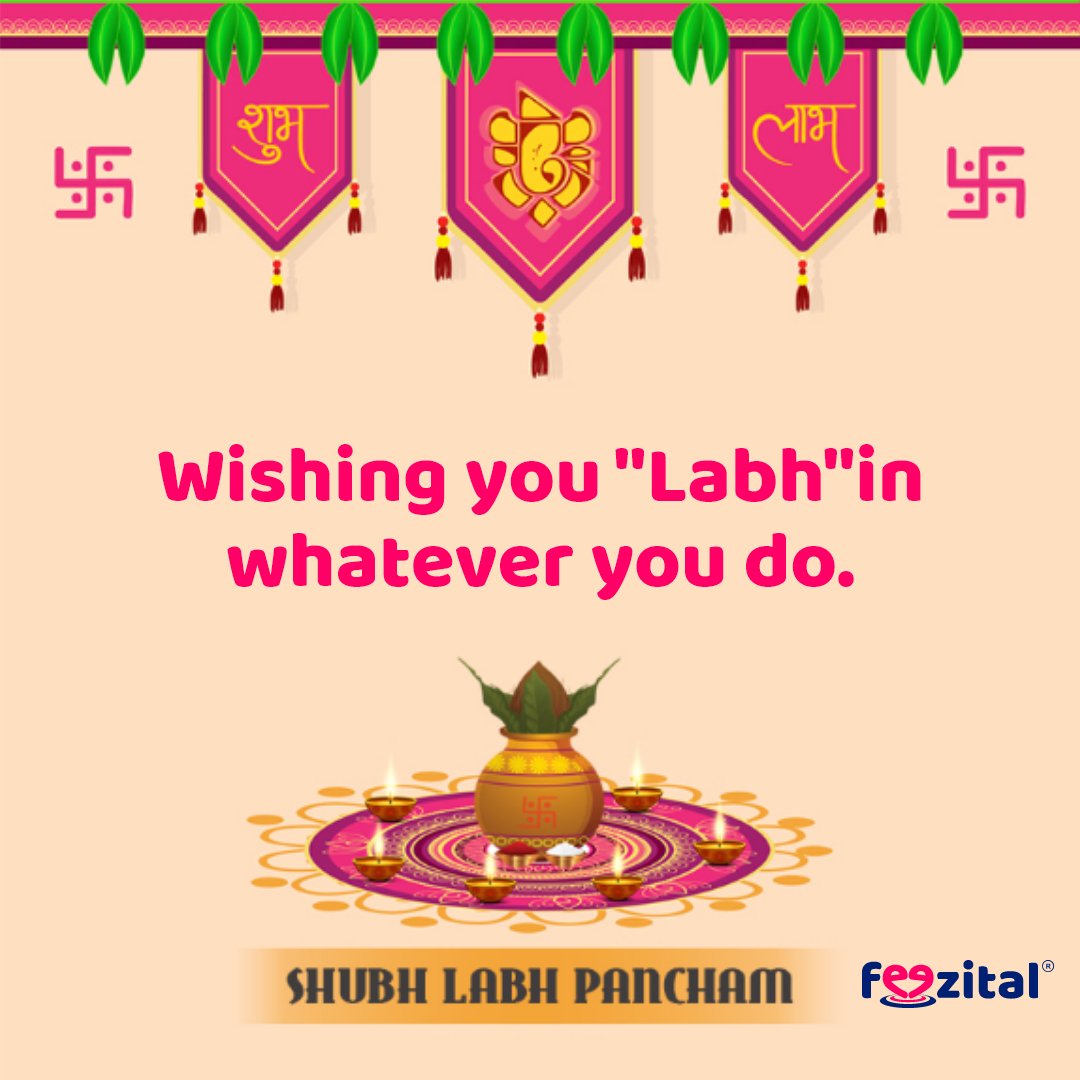 feezital's tweet photo. May this Pacham bring you lots of Success and Good luck in the forthcoming year.
#HappyLabhPacham #LabhPacham #FestiveVibes https://t.co/2B33u5dA5G