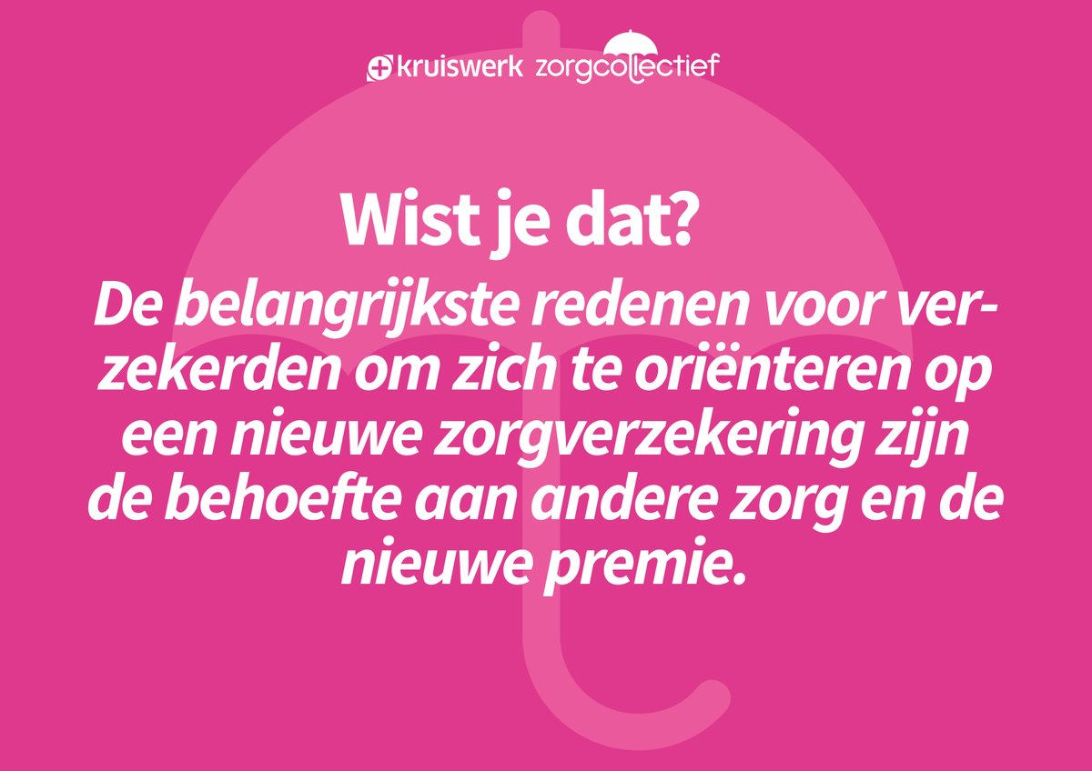 Verwacht je in 2022 andere zorg nodig te hebben? Kijk dan goed of jouw huidige #zorgverzekering nog voldoet. Niks vergeten? Check ons 5 stappenplan. Wij zorgen ervoor dat je verzekerd bent van een zorgverzekering die bij jou past: kruiswerkzorgcollectief.nl/5-stappen/