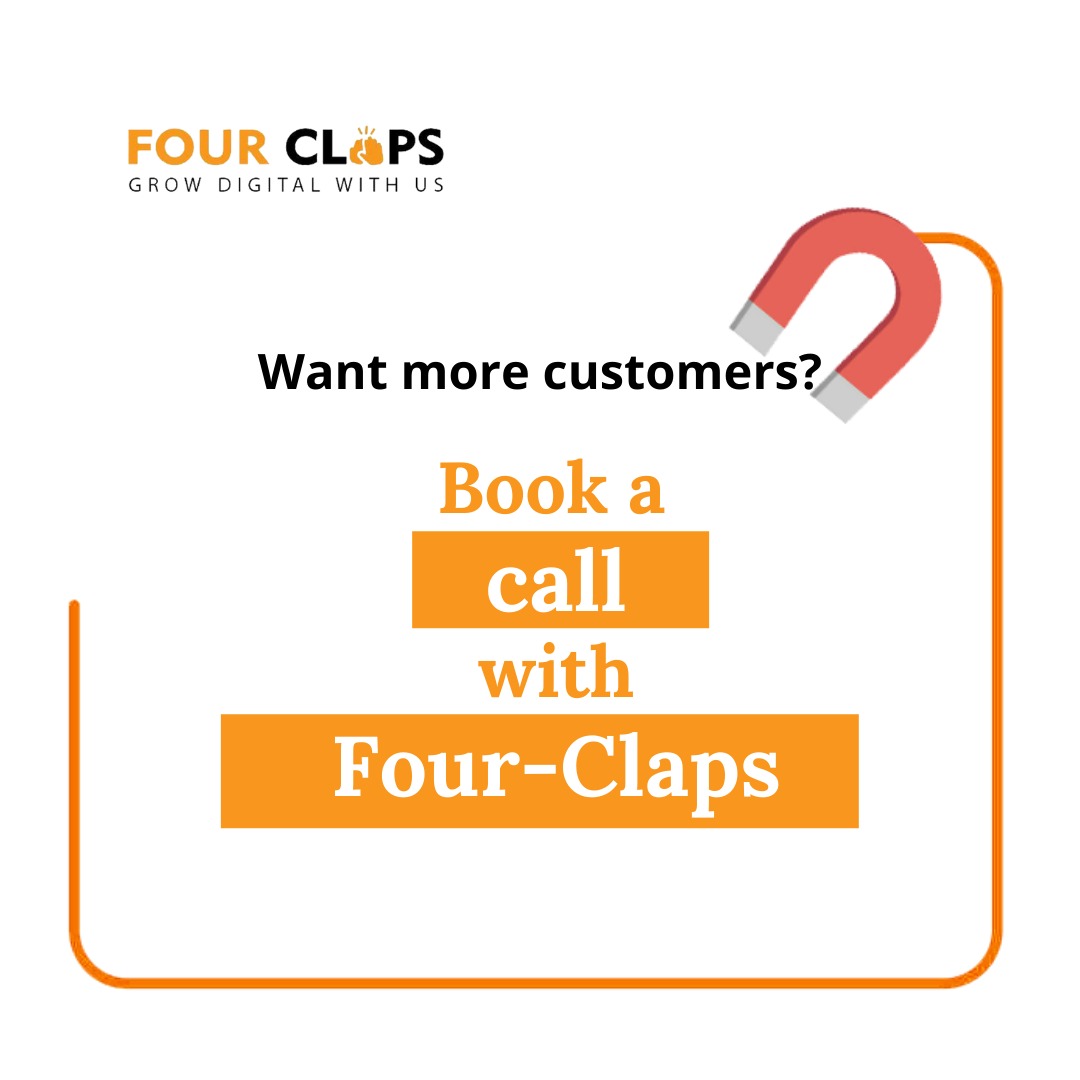 Fourclaps2's tweet image. Want more customers?

Book a call with Four-Claps

#fourclpas #growyourbusiness
#digitalmarketing #digitalmarketingtips #digitalmarketingstrategy #digitalmarketingconsultant #digitalmarketingexpert #digitalmarketingservices #digitalmarketinglife #digitalmarketingplan