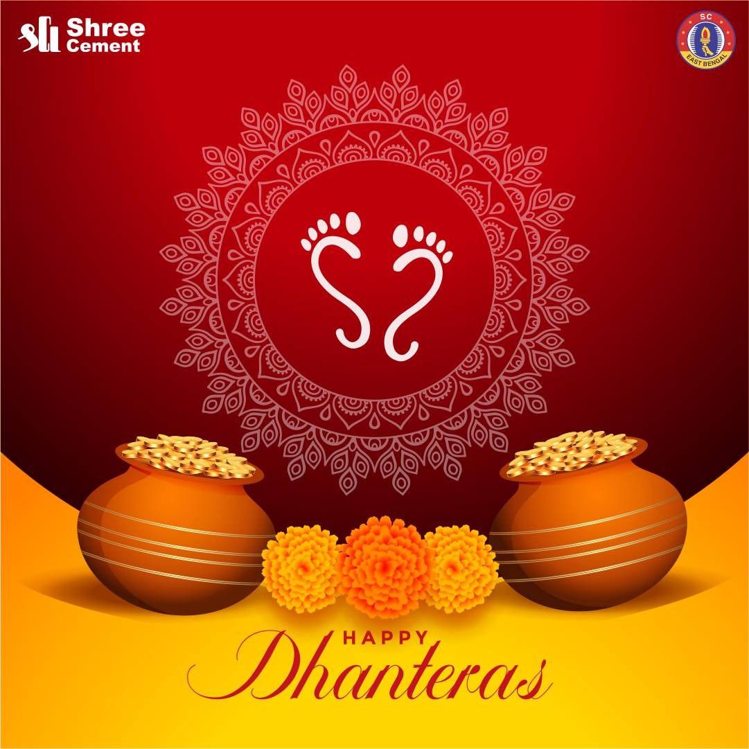 eastbengal_fc's tweet photo. Seeking good fortune for our fans and the team this 𝐃𝐡𝐚𝐧𝐭𝐞𝐫𝐚𝐬.

Festive greetings to you and your family! 

🎇🎉

#HappyDhanteras #JoySCEastBengal #WeAreSCEB 🔴🟡 https://t.co/5ykpOE0T4i