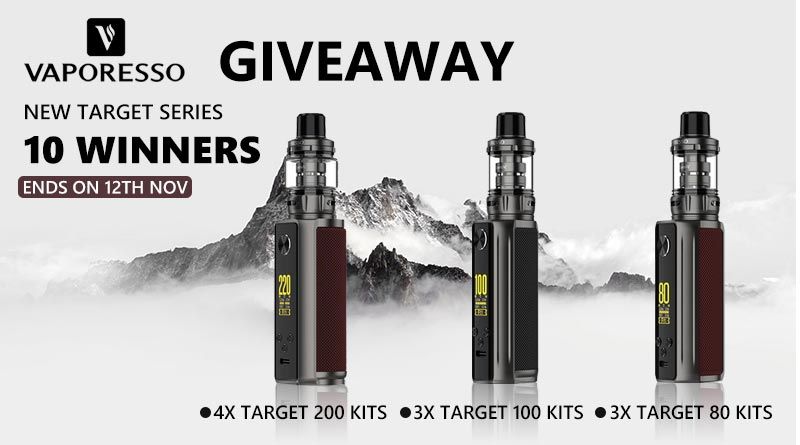 HealthCabin's tweet photo. 🌈🌈
🔝Healthcabin - VAPORESSO Target Giveaway🔥
🎁Prizes:
3*Target 80 Kits
3*Target 100 Kits
4*Target 200 Kits
🍀10 Winners
Ends on 12th Nov📆
>
To Enter:👇
https://t.co/BRGMIaK1dl
>
#healthcabin #vaporesso #target80kit #target100kit #target200kit #giveaway #vapegiveaway #vape https://t.co/2X7GdCT1xM