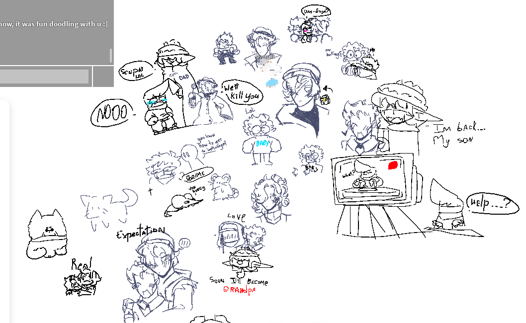 noob_err's tweet image. Drawings with @Styxz1el8 (:,3
#roblox #robloxart #robloxcollab 
it&apos;s was funny :,D