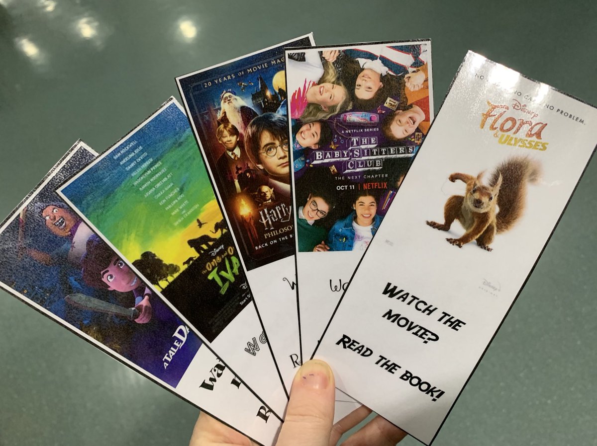 A free bookmark with every book on this months display! Here’s hoping I’ll have to make lots of bookmarks #myCISB #PYPlibrary #BookorMovie #librarydisplay