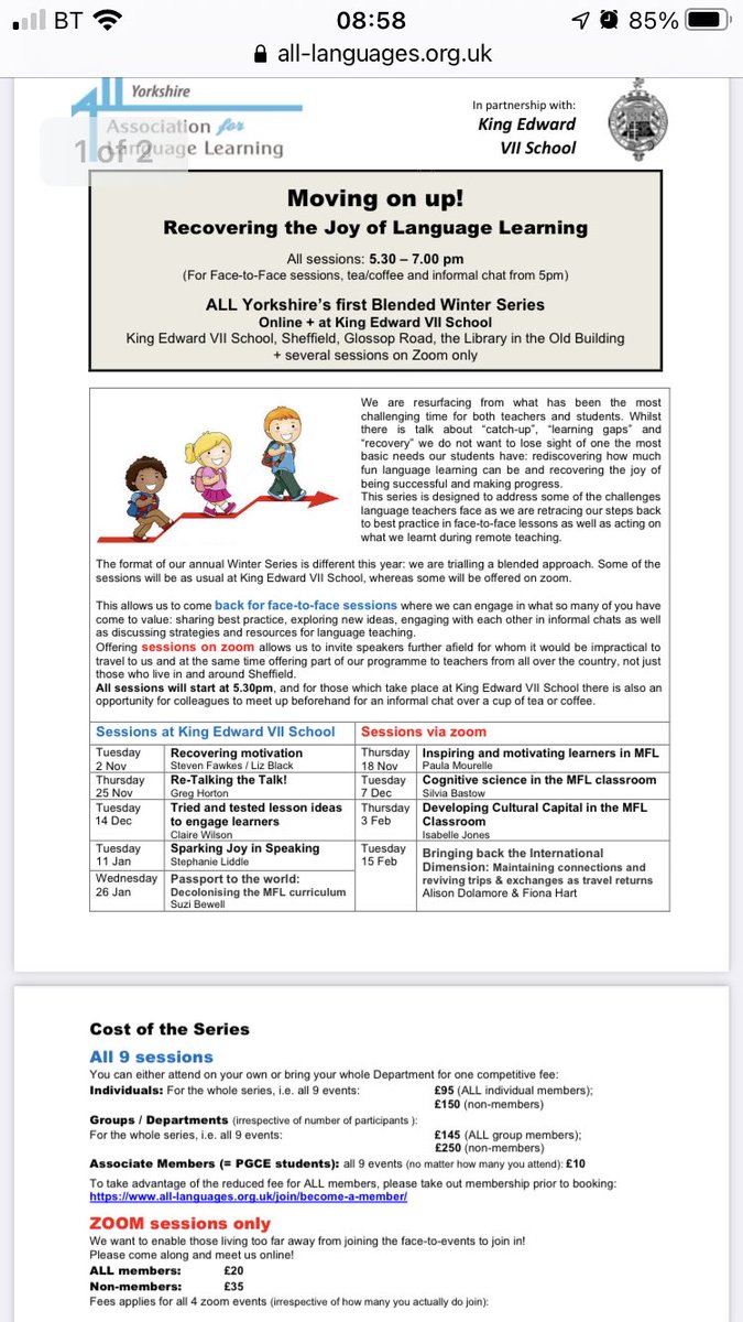 Our winter series is starting tonight! Fantastic lineup. Don't miss out. Message us or go via the ALL homepage. ⁦<a href="/NML_Teach/">NML SCITT</a>⁩ ⁦<a href="/SYteachinghub/">South Yorkshire Teaching Hub</a>⁩ ⁦<a href="/ChorusEdTrust/">ChorusEducationTrust</a>⁩ ⁦<a href="/ALL4language/">ALL Languages</a>⁩ ⁦<a href="/SheffieldTTA/">Sheffield Teacher Training Alliance (STTA)</a>⁩