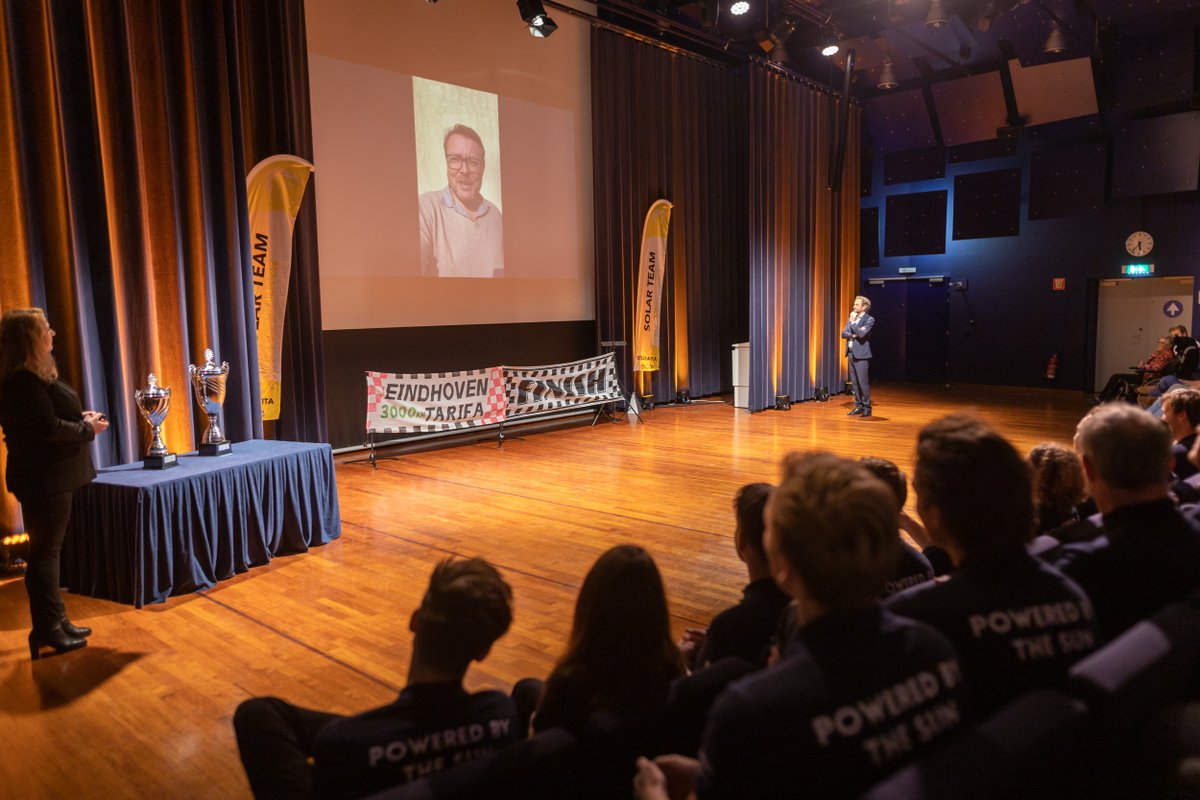 TU Eindhoven (@tueindhoven) on Twitter photo During a ceremony on campus, <a href="/SolarEHV/">Solar Team Eindhoven</a> received royal congrats from prince <a href="/constantijn14/">Constantijn van Oranje</a>. The ambassador <a href="/Techleapnl/">Techleap</a> was impressed by their solar-powered mobile home Stella Vita β‘ and the media attention it has received across the world.
Their story π
tue.nl/en/news-and-ev⦠During a ceremony on campus, <a href="/SolarEHV/">Solar Team Eindhoven</a> received royal congrats from prince <a href="/constantijn14/">Constantijn van Oranje</a>. The ambassador <a href="/Techleapnl/">Techleap</a> was impressed by their solar-powered mobile home Stella Vita ①and the media attention it has received across the world.
Their story π
tue.nl/en/news-and-evβ¦