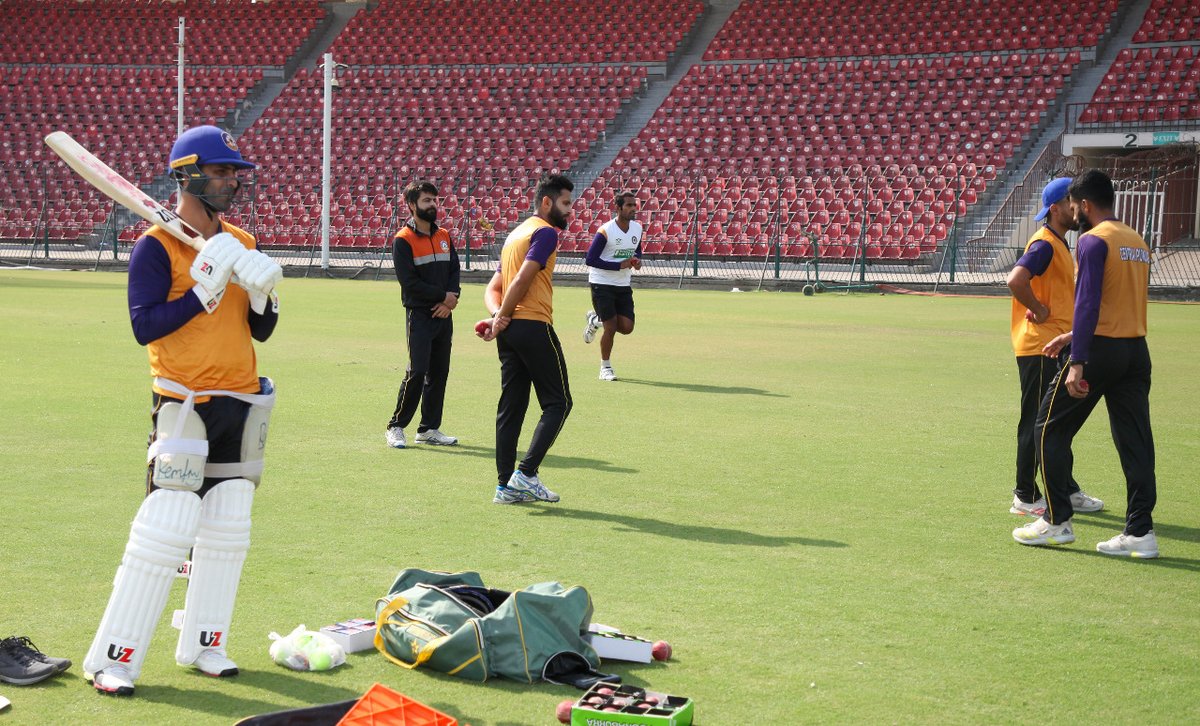TheRealPCB's tweet photo. #BALvCP holds training sessions ahead of their 3rd round #QeAT fixture, which begins at GSL on Wednesday.

Other matches:
#NORvSINDH - Multan Cricket Stadium
#KPvSP - Iqbal Stadium, Faisalabad

3rd round preview - https://t.co/ZOr1Fe579c
📺: https://t.co/QwDbMCJFYp https://t.co/EsZy9xlzvj