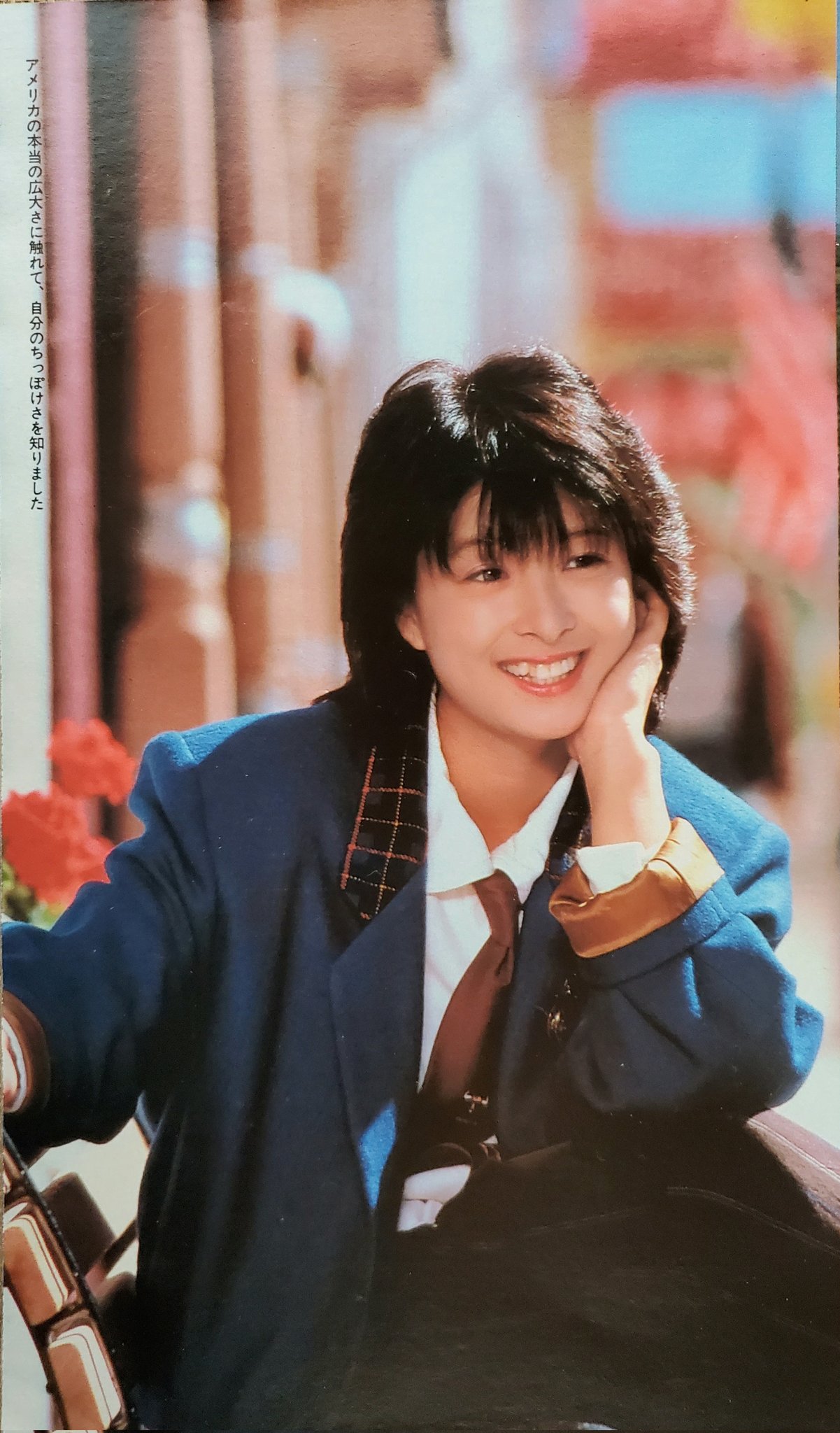 河合奈保子 ネガフィルム　白黒　3 6カット プレイファイブ 昭和55年11月号 表紙モデル・河合奈保子、三原