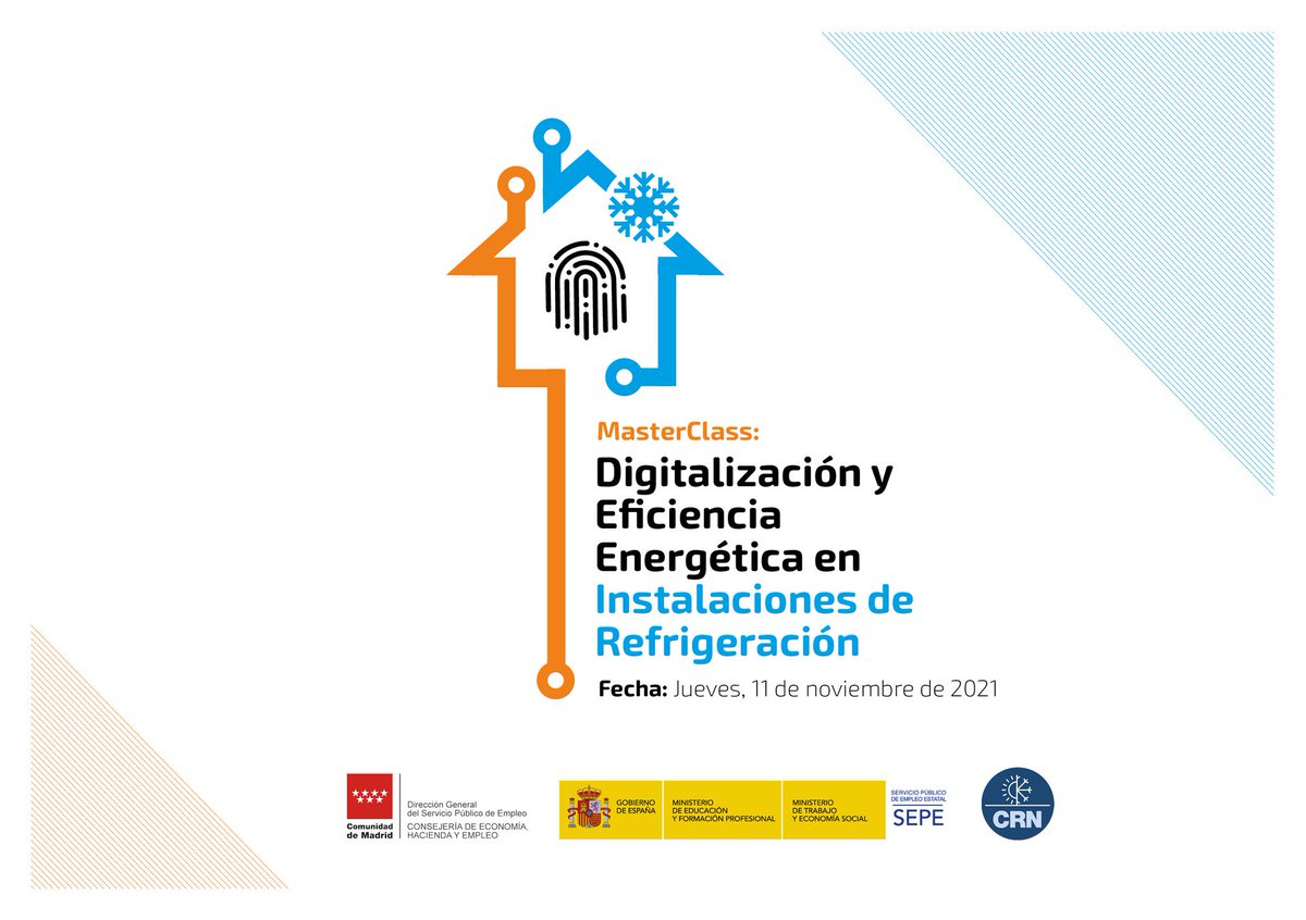 DONGRIFO's tweet photo. Jornada online sobre digitalización y eficiencia energética en instalaciones de refrigeración - https://t.co/v75jDxxW3B https://t.co/j4S3KIwV1a