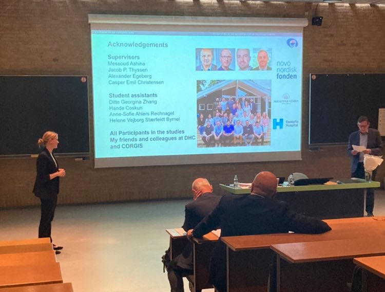 Human Migraine Research Unit (@hmru_cph) on Twitter photo Yesterday, <a href="/wienholtz/">Nita Wienholtz</a> defended her PhD thesis in the cross-field of #migraine and #rosacea. Potential great clinical significance for dermatology and neurology alike🎉 #augustinusfonden <a href="/novonordiskfond/">Novo Nordisk Foundation</a> <a href="/Rigshospitalet/">Rigshospitalet</a> <a href="/HerlevGentofte/">HerlevGentofte Hosp.</a> Yesterday, <a href="/wienholtz/">Nita Wienholtz</a> defended her PhD thesis in the cross-field of #migraine and #rosacea. Potential great clinical significance for dermatology and neurology alike🎉 #augustinusfonden <a href="/novonordiskfond/">Novo Nordisk Foundation</a> <a href="/Rigshospitalet/">Rigshospitalet</a> <a href="/HerlevGentofte/">HerlevGentofte Hosp.</a>