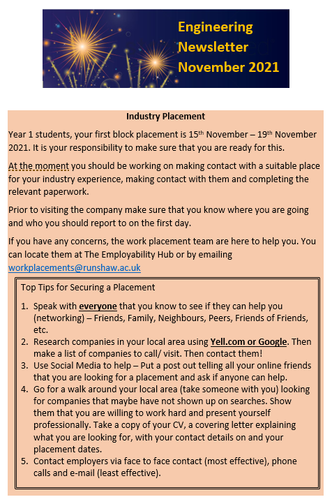 EngineeringRun1's tweet photo. Here's out November Newsletter. #Runshaw #engineering #Runshawlibrary #runshawstudentservices https://t.co/tgHhno4C0Z