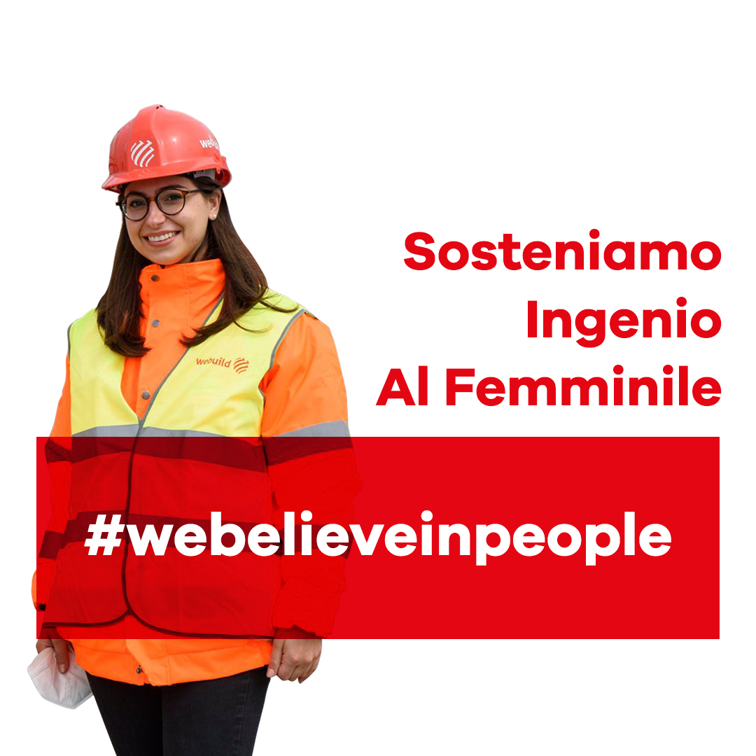Webuild_Group's tweet photo. Grazie a #IngenioalFemminile diamo voce alle professionalità femminili nelle discipline #STEM.
#Webuild #Webelieveinpeople #Tomorrowsbuilders https://t.co/59w8ljfF0d