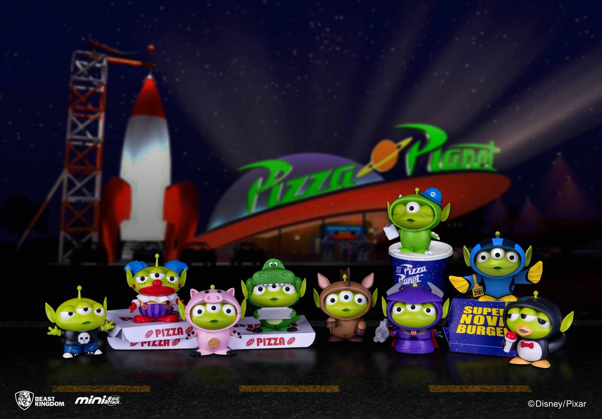 beast_kingdom's tweet photo. 🌏Pizza Planet🍕
These little dudes are from a strange alien world... "Pizza Planet" 🚀
🔹MEA-033 Alien Remix Party Round 2🔹
👀More details:https://t.co/6GPfph6Fic
🛒Where can buy: https://t.co/XBnjslujZI
#beastkingdom #minieggattack #mea #alien #remixParty https://t.co/D91vl3wRIK